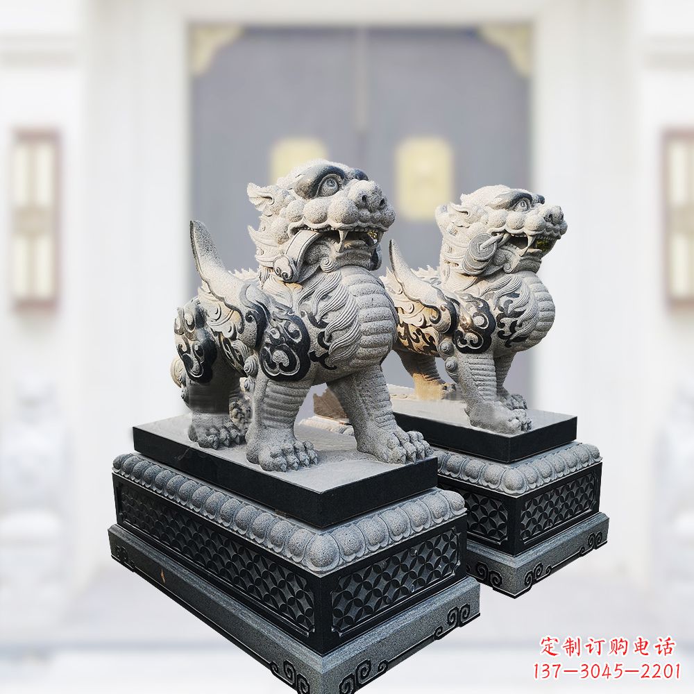 泰安大理石雕刻的貔貅