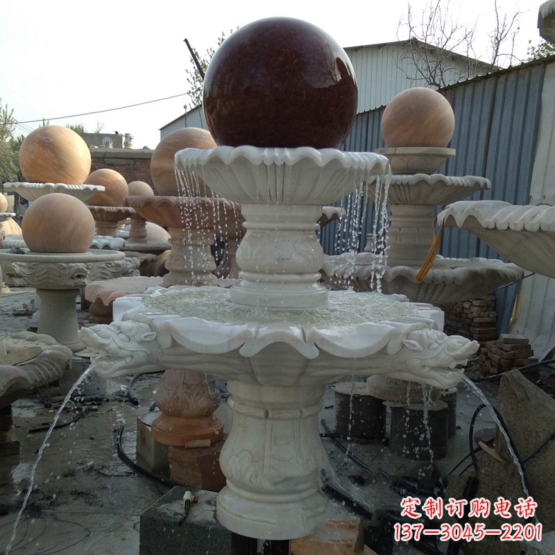 泰安大理石风水球雕塑传统文化的艺术精髓