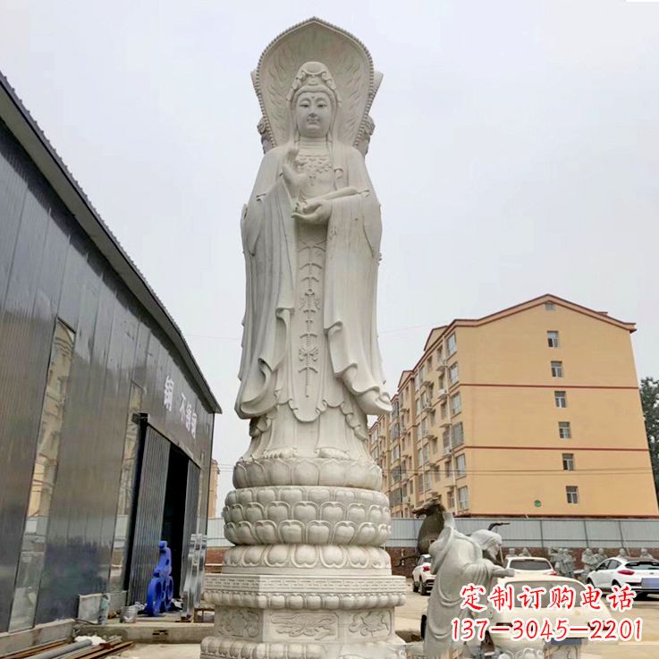 泰安大理石观音雕像的魅力