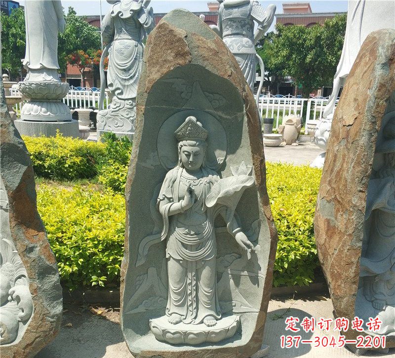 泰安大理石观音像,以灵性铭刻记忆