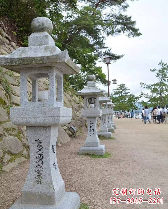 泰安精美古典大理石宫灯雕塑