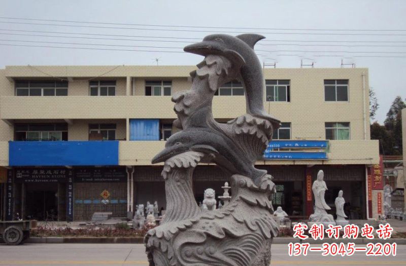 泰安大理石海豚雕塑