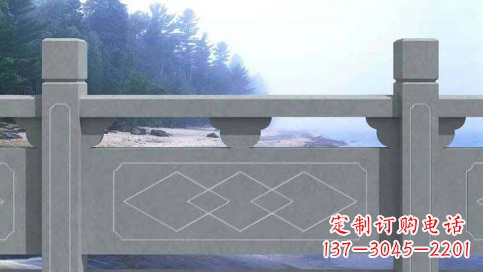 泰安大理石护城河栏板石雕