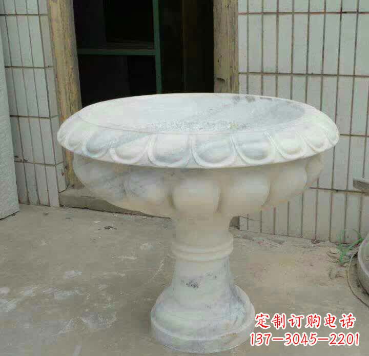 泰安大理石花盆雕塑精美绝伦,艺术风采