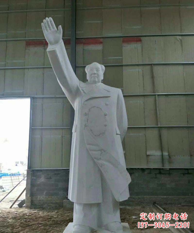泰安精美大理石主席雕塑