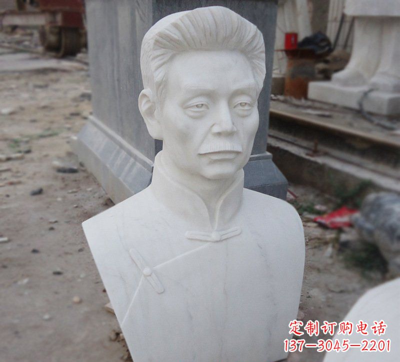 泰安传承文化魅力·鲁迅头像精美雕塑