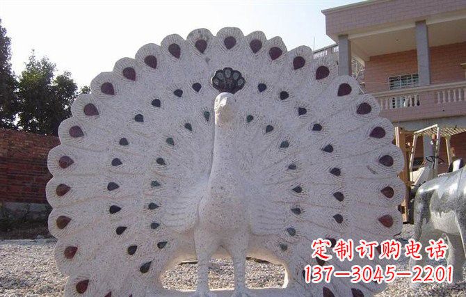 泰安精美绝伦的孔雀石雕塑