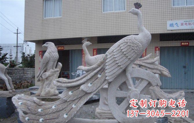 泰安大理石孔雀石雕塑