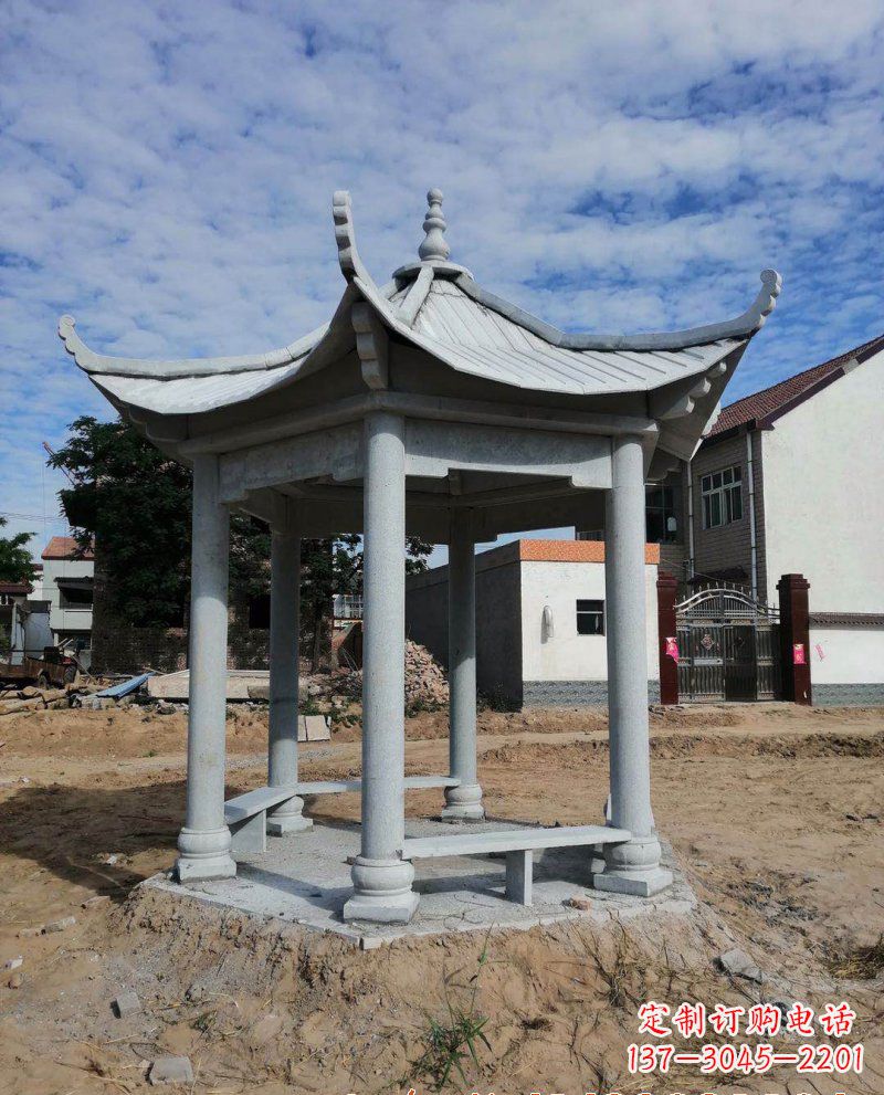 泰安典雅大理石凉亭雕塑