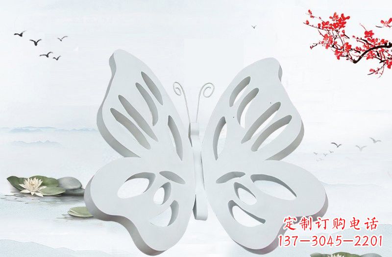 泰安高级大理石镂空蝴蝶雕塑