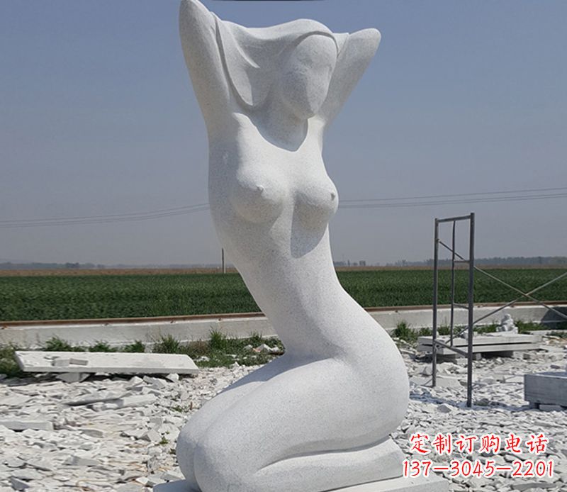 泰安优雅大理石美女雕塑