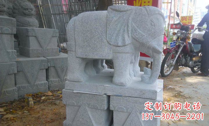 泰安中领雕塑大象招财镇宅石雕