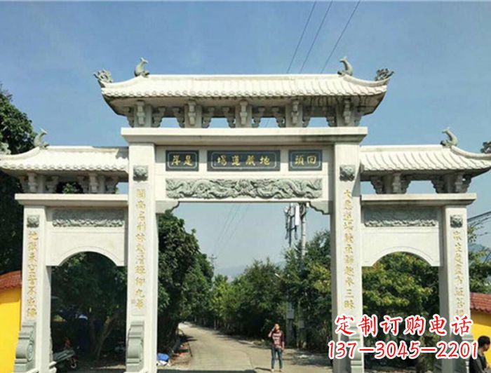 泰安大理石牌坊雕塑