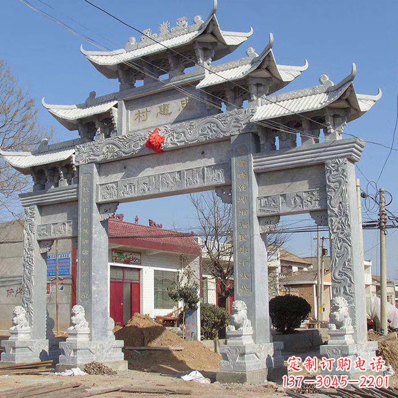 泰安大理石牌坊石雕艺术