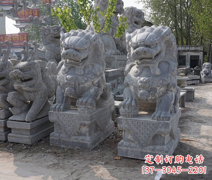 泰安大理石狮子雕塑