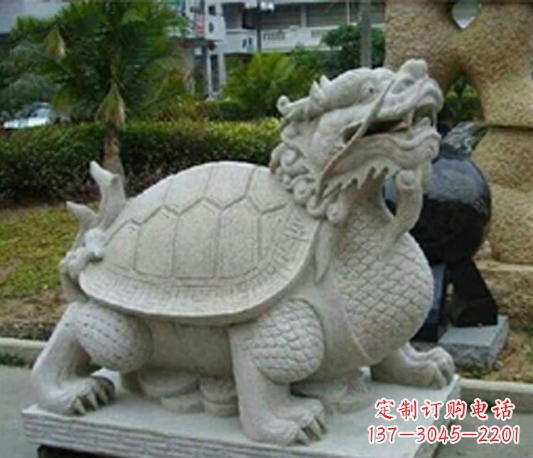 泰安大理石铜钱龙雕塑