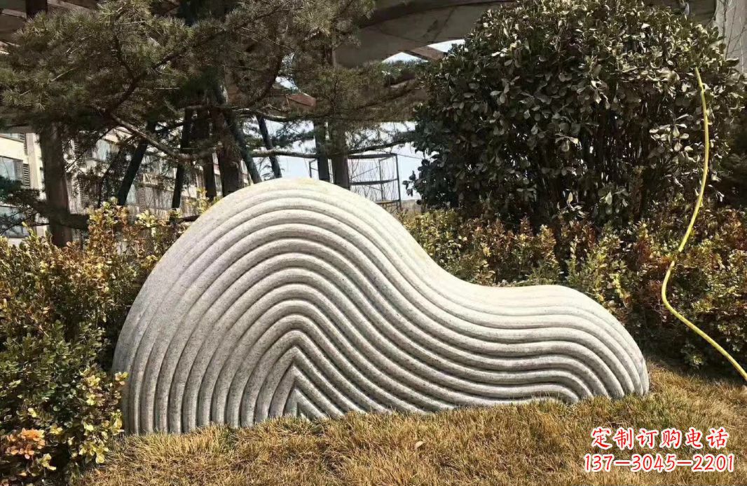 泰安高雅大理石纹理假山雕塑
