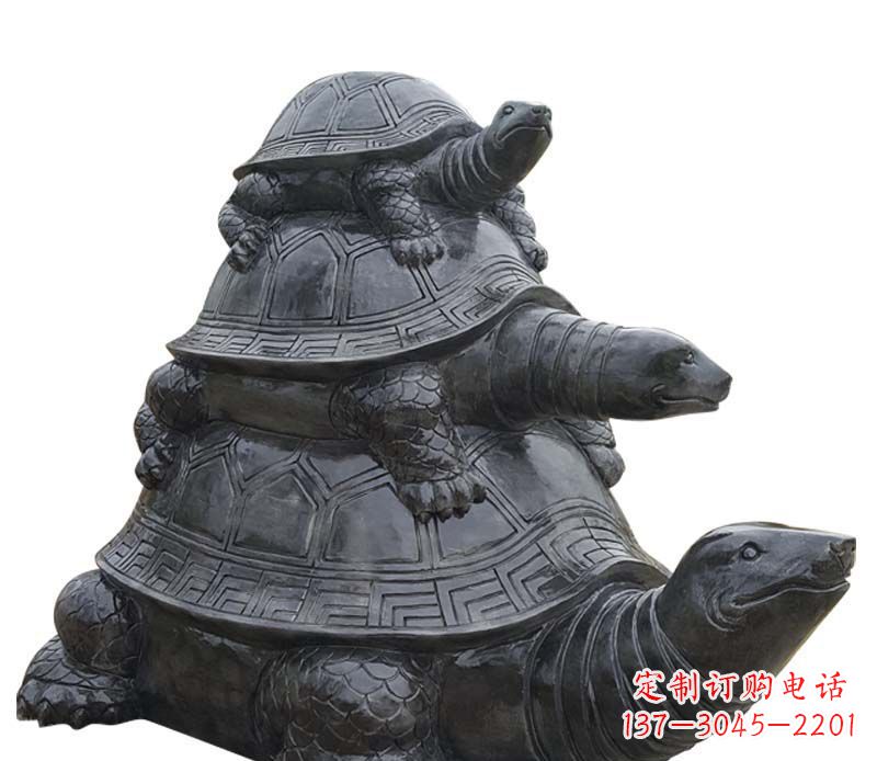 泰安高品质大理石乌龟母子石雕