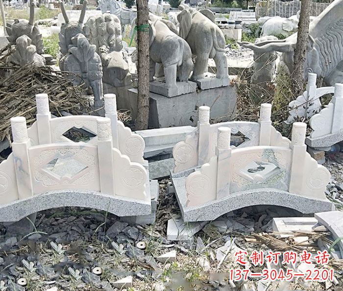 泰安精美大理石拱桥雕塑