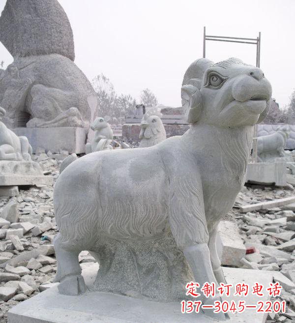 泰安大理石羊雕塑