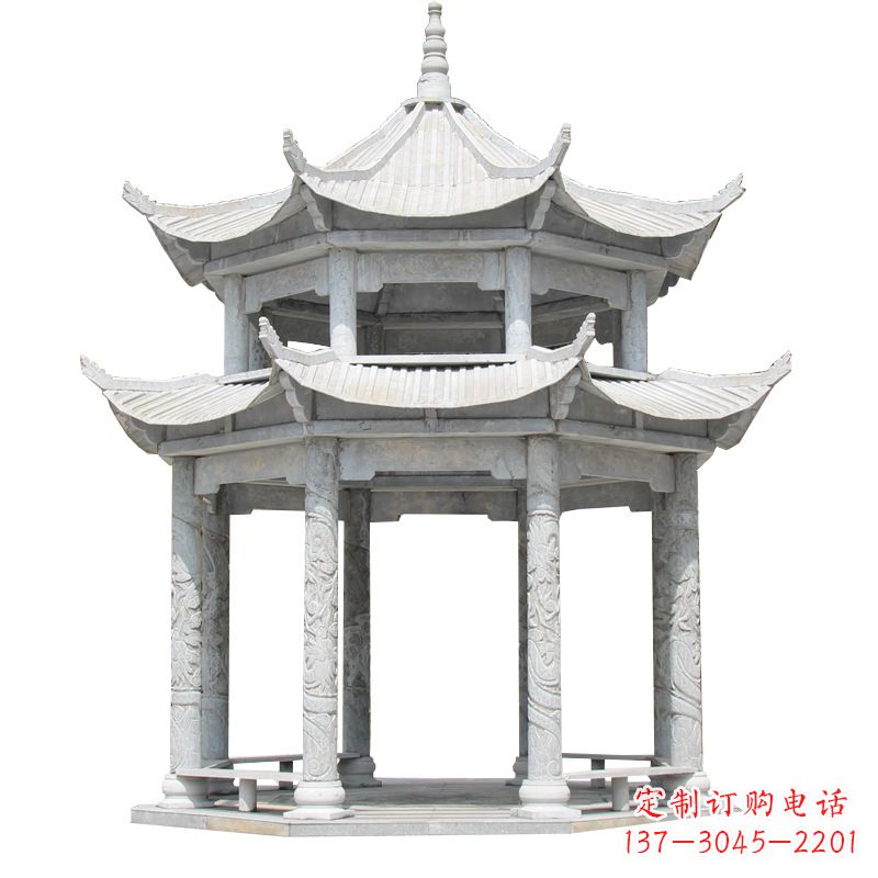 泰安大理石古建凉亭雕塑