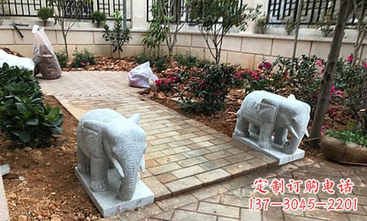 泰安大理石小象石雕,让你的大好家园更加美丽