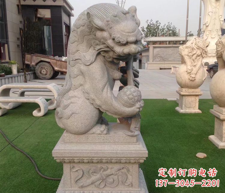 泰安优雅精致的大理石独角兽雕塑