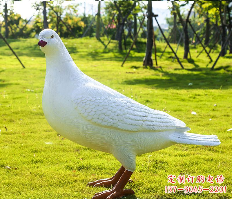 泰安大连英雄纪念公园 和平鸽雕塑