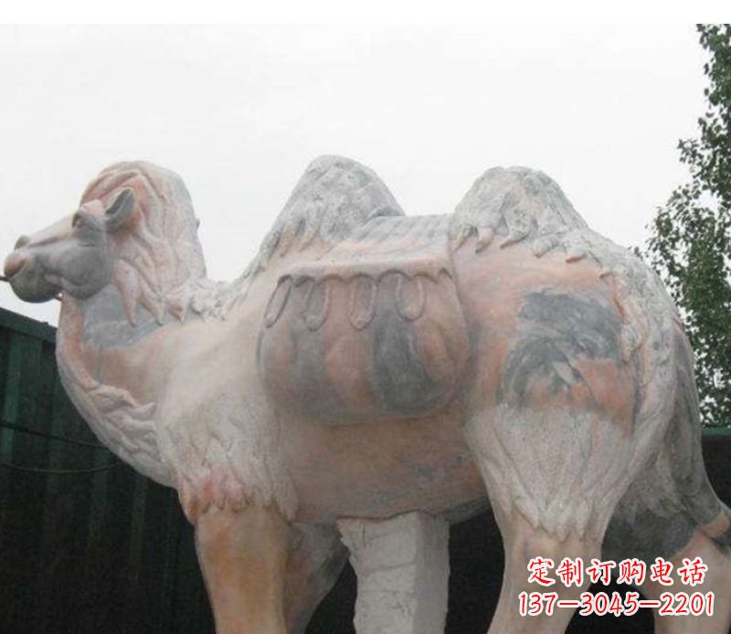 泰安新颖精美的骆驼石雕