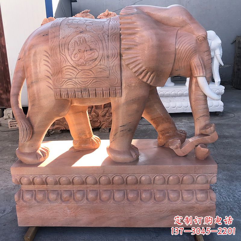 泰安大象 石雕