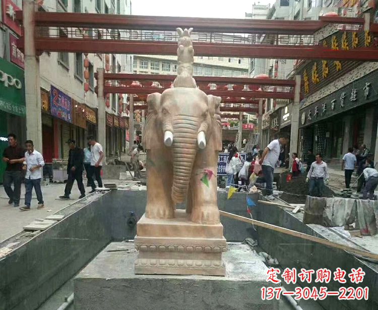 泰安大象石材雕塑