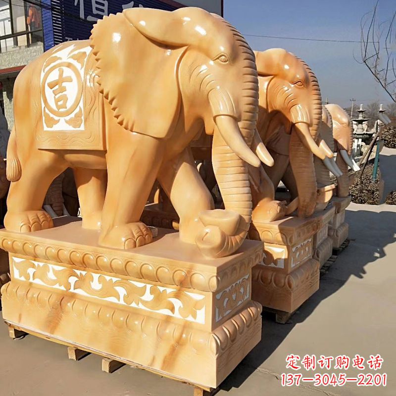 泰安大象石雕风水