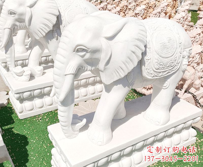 泰安大象石雕雕塑