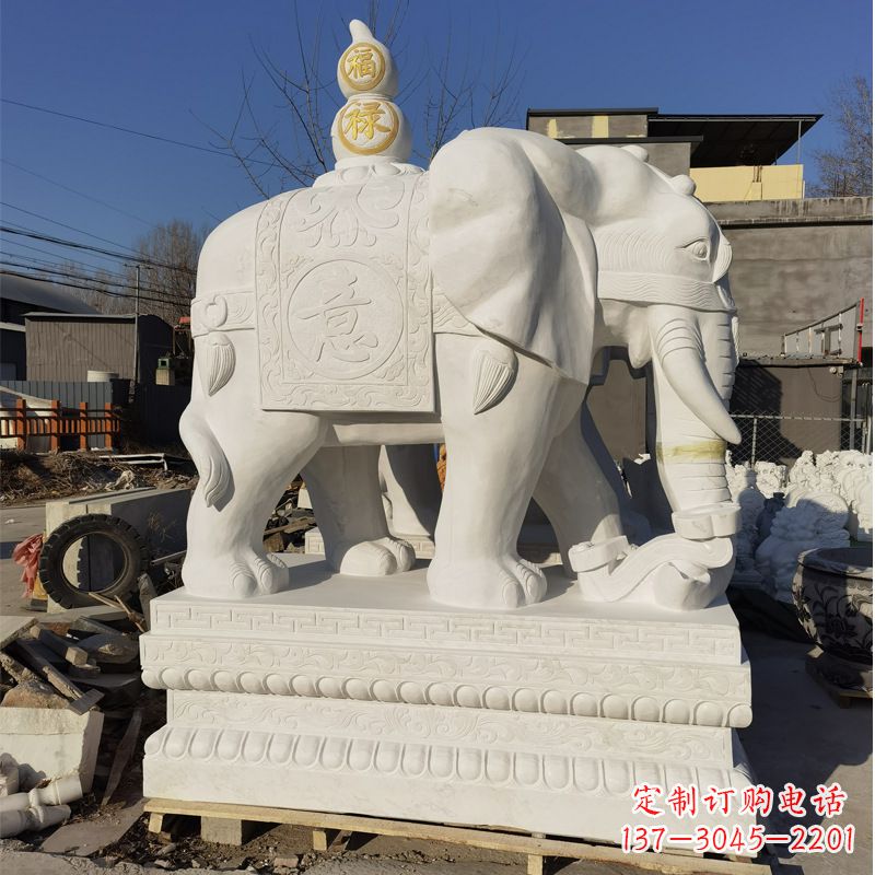 泰安大象石雕守墓