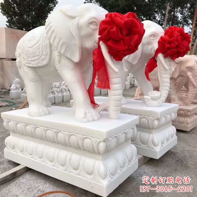 泰安大象石雕塑