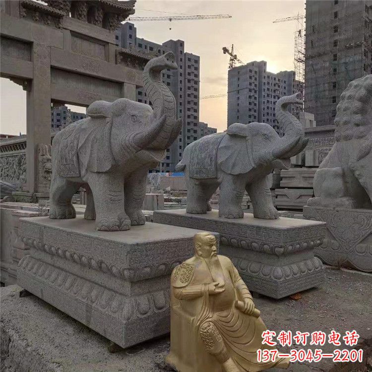 泰安大象石雕吸水