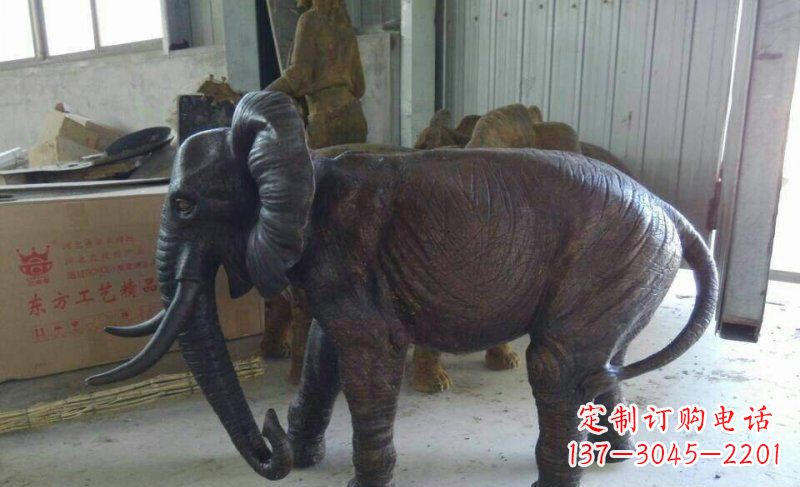 泰安大象铜雕广场动物雕塑