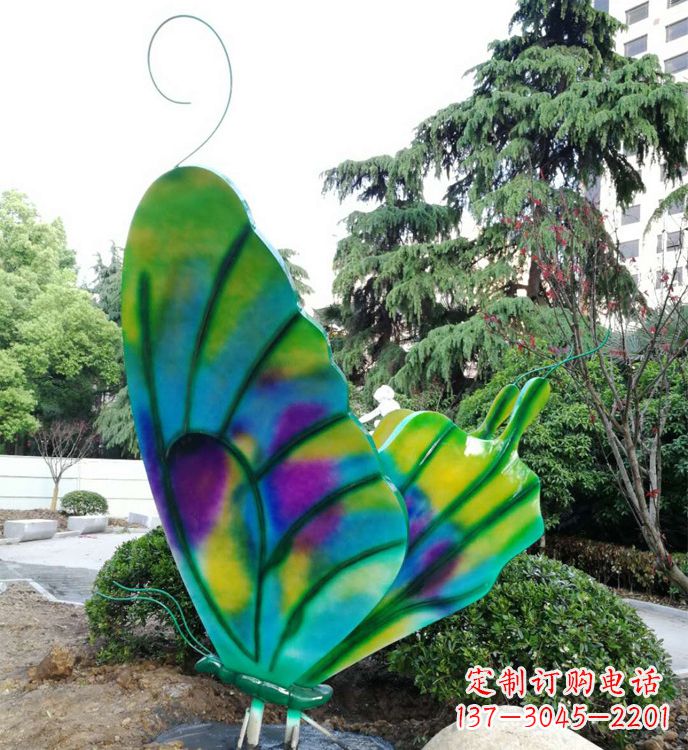 泰安不锈钢蝴蝶雕塑,装点城市广场