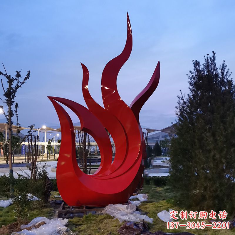 泰安精致工艺大型不锈钢凤凰雕塑