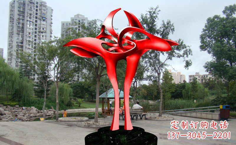 泰安精美的不锈钢仙鹤雕塑