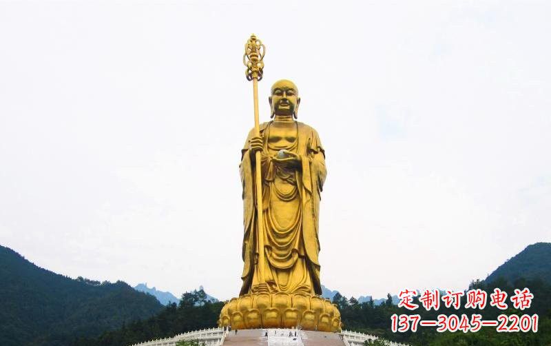 泰安大型地藏菩萨铜雕