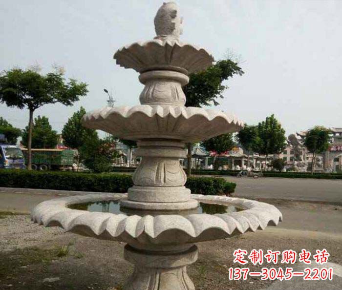泰安大型多层喷泉石雕