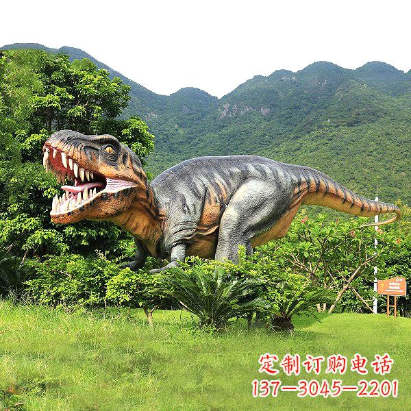 泰安大型仿真恐龙公园雕塑