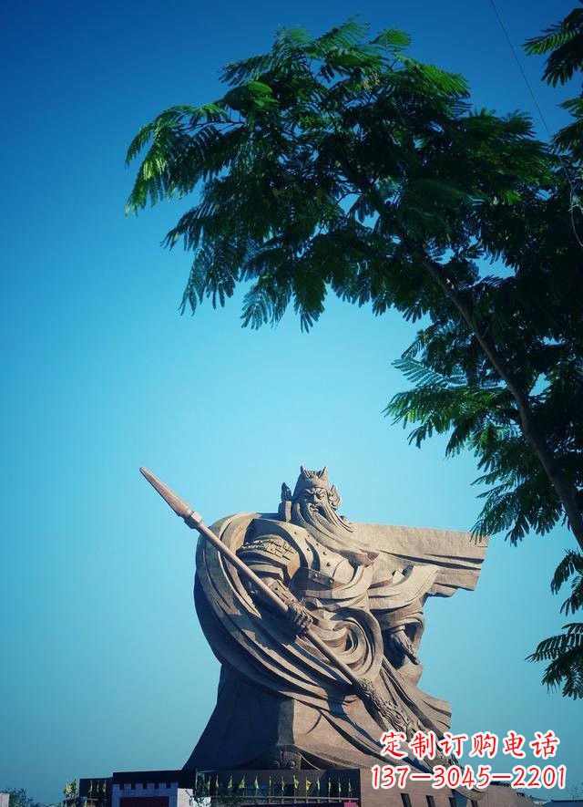 泰安大型关公石雕