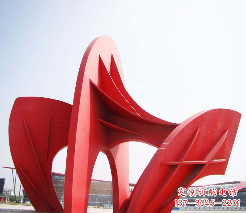 泰安精美不锈钢拱门雕塑