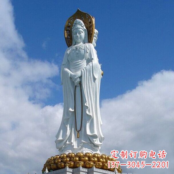 泰安观音石雕大型景观雕塑