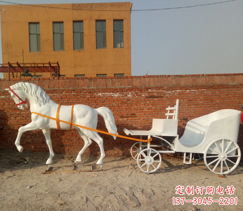泰安大型欧式马车动物铜雕塑