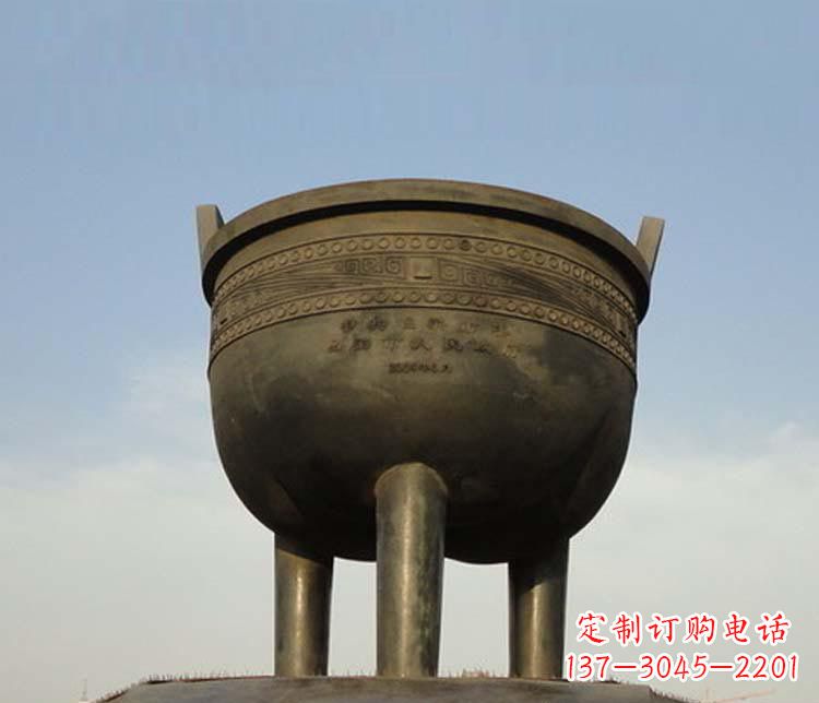 泰安精美铜香炉雕塑