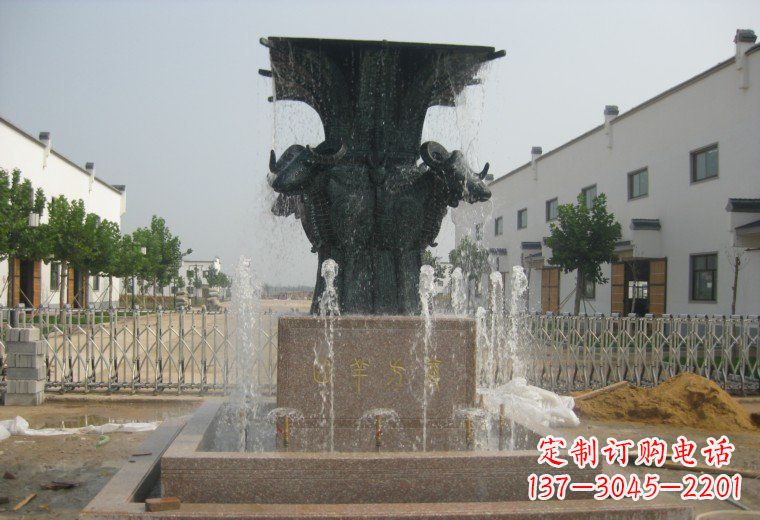 泰安精美铜制喷泉雕塑