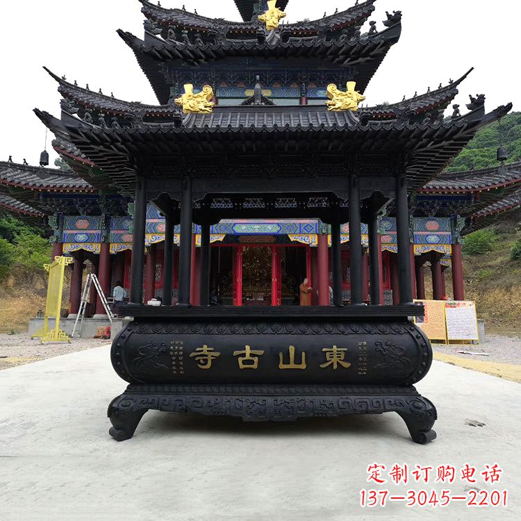 泰安优雅古典大型香炉雕塑